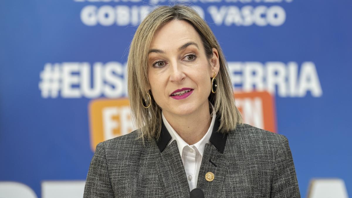 La portavoz del Gobierno Vasco, Maria Ubarretxena