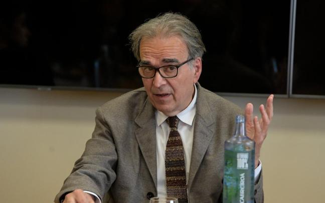 El ministro de Universidades, Joan Subirats, durante el acto en A Coruña.