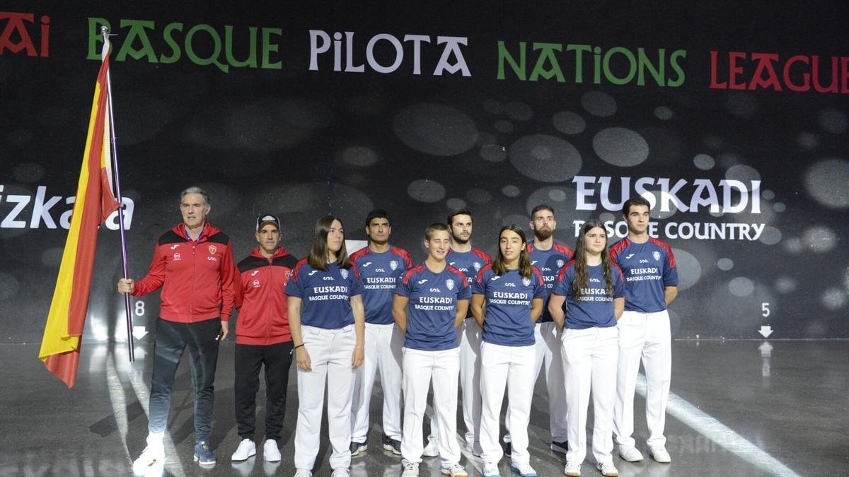 Combinado de la selección española de cesta-punta.