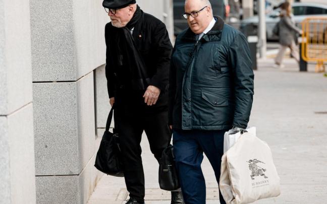 Villarejo, a su llegada a la Audiencia Nacional.