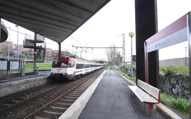 El suceso ocurrió en la estación de Galindo, en Sestao.