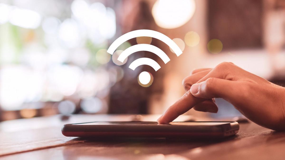 Icono de conexión wifi.