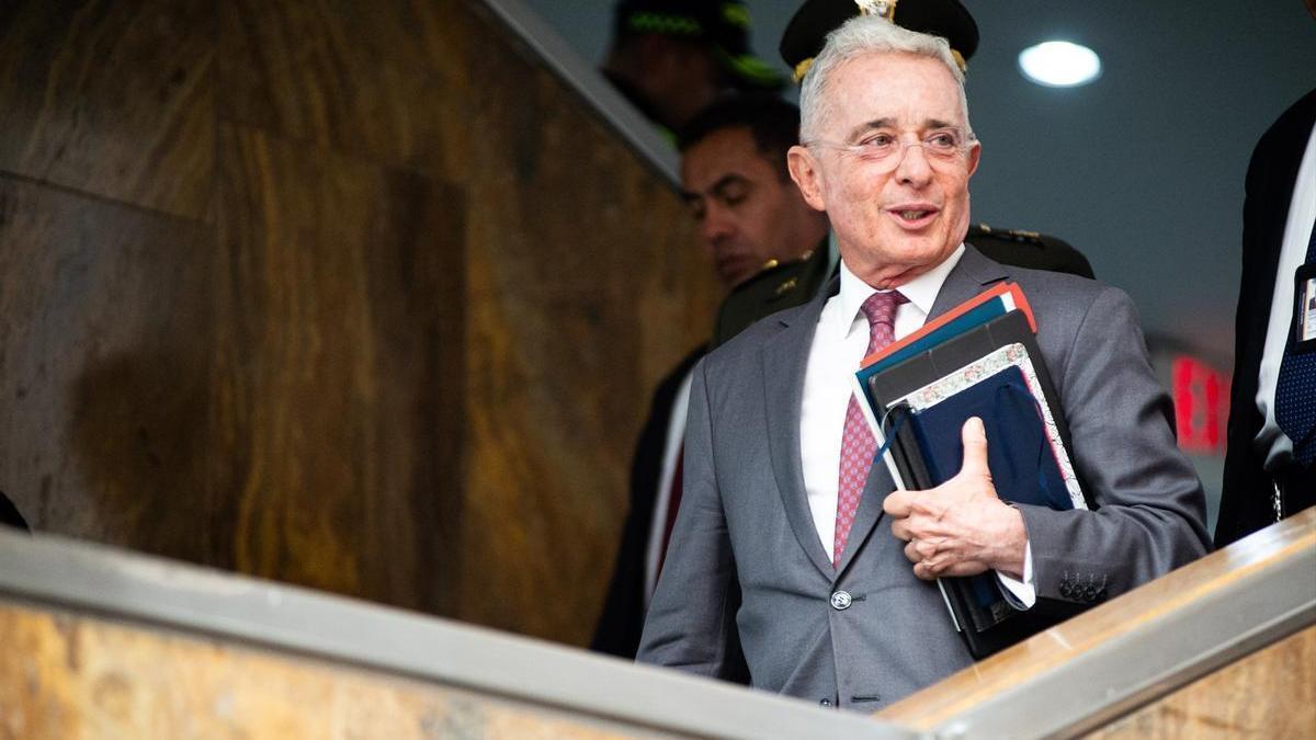 El expresidente de Colombia Álvaro Uribe en una foto de archivo.