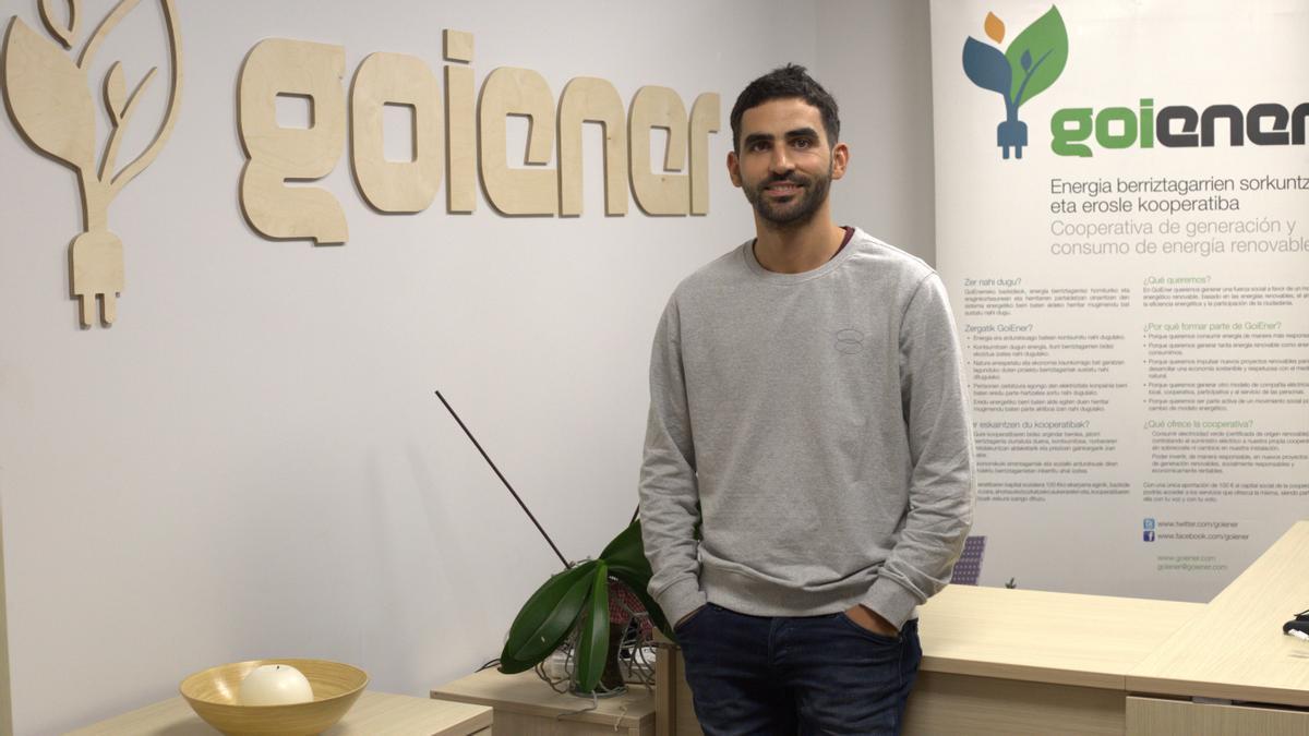 Koldo García, en una de las oficinas de Goiener.