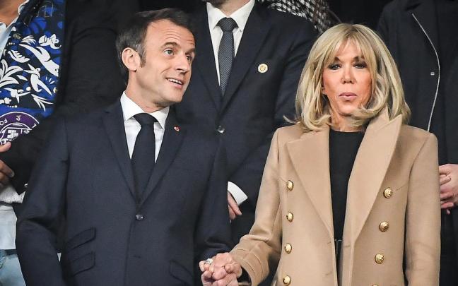 El presidente francés, Emmanuel Macron, y su esposa, Brigitte Macron. El presidente francés, Emmanuel Macron, y su esposa, Brigitte Macron.