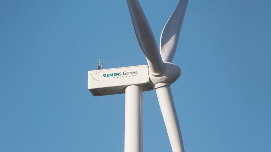 Una torre eólica de Siemens Gamesa