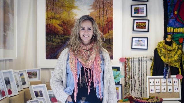 María García Hermoso es quien está detrás de Maryahermoso Arte y Diseño Textil.