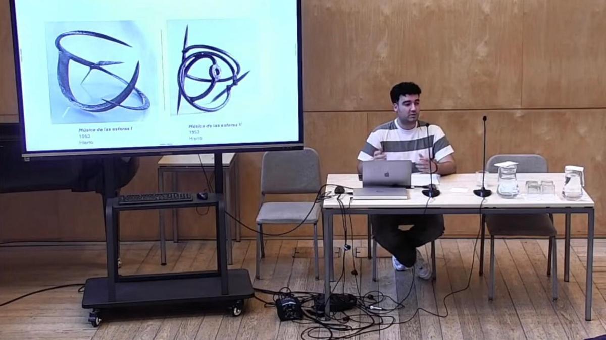 Conferencia durante las Jornades ab sentits