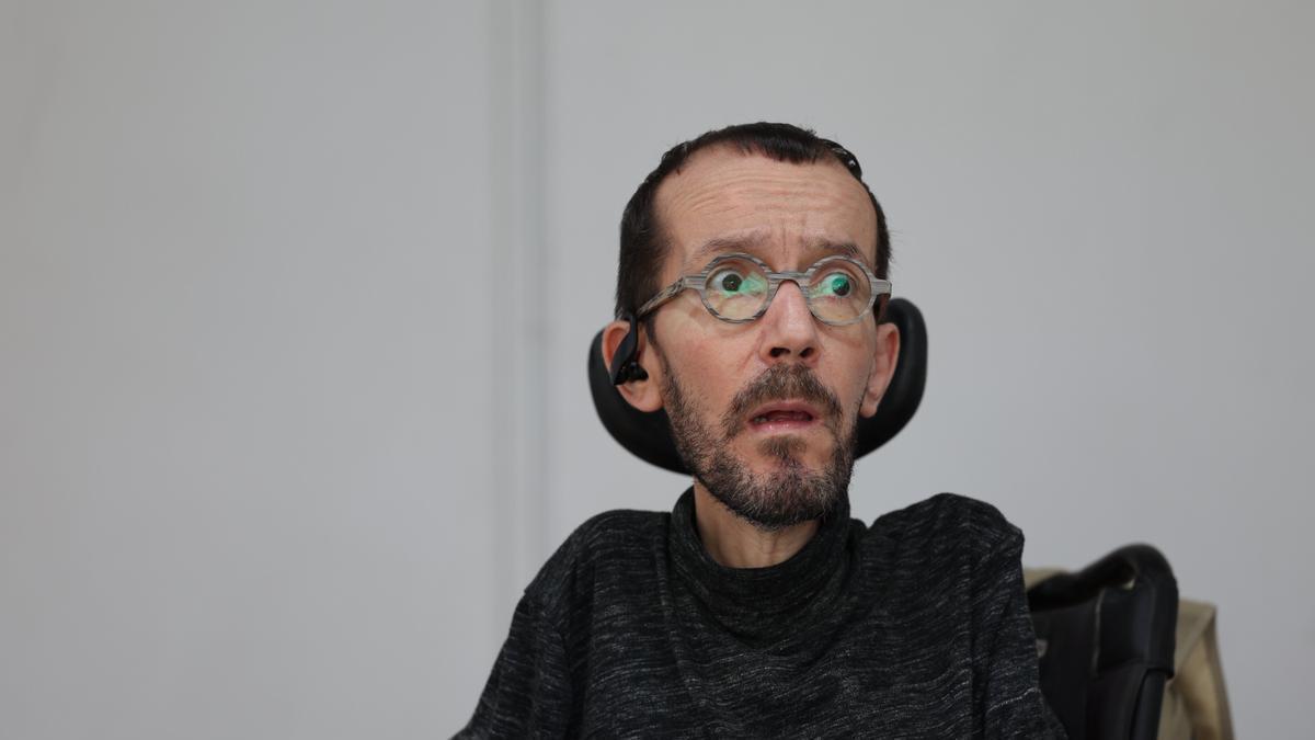 El portavoz de Unidas Podemos, Pablo Echenique.