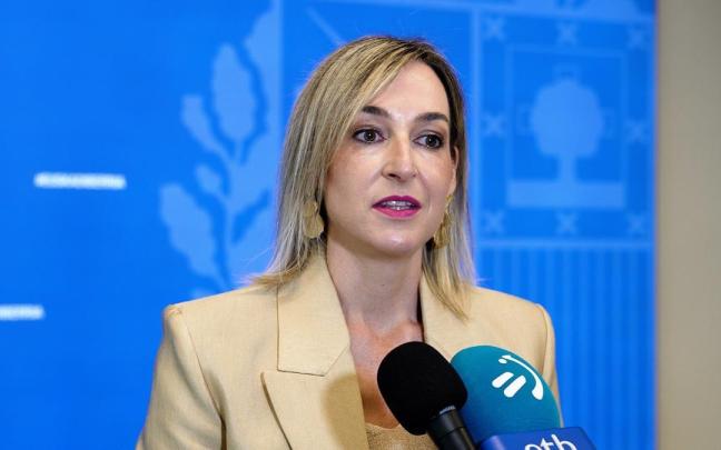La portavoz del Gobierno Vasco, Maria Ubarretxena.