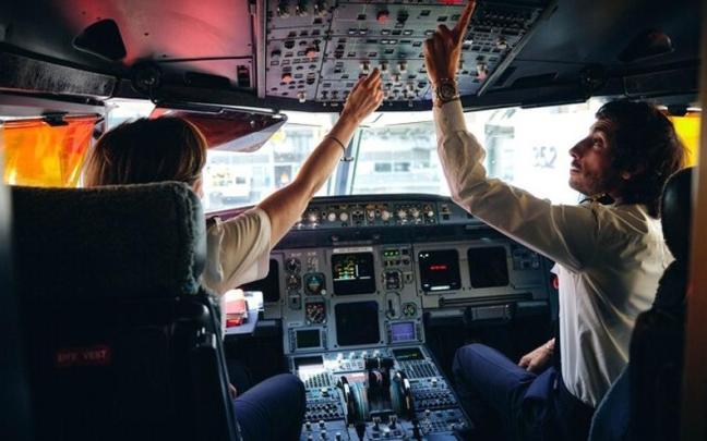 Imagen de archivo de pilotos de Iberia.