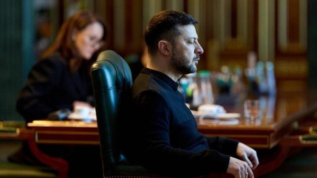 El presidente de Ucrania, Volodimir Zelenski.