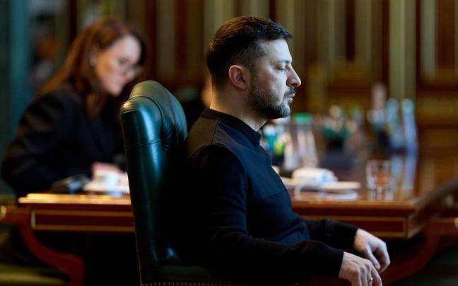 El presidente de Ucrania, Volodimir Zelenski.