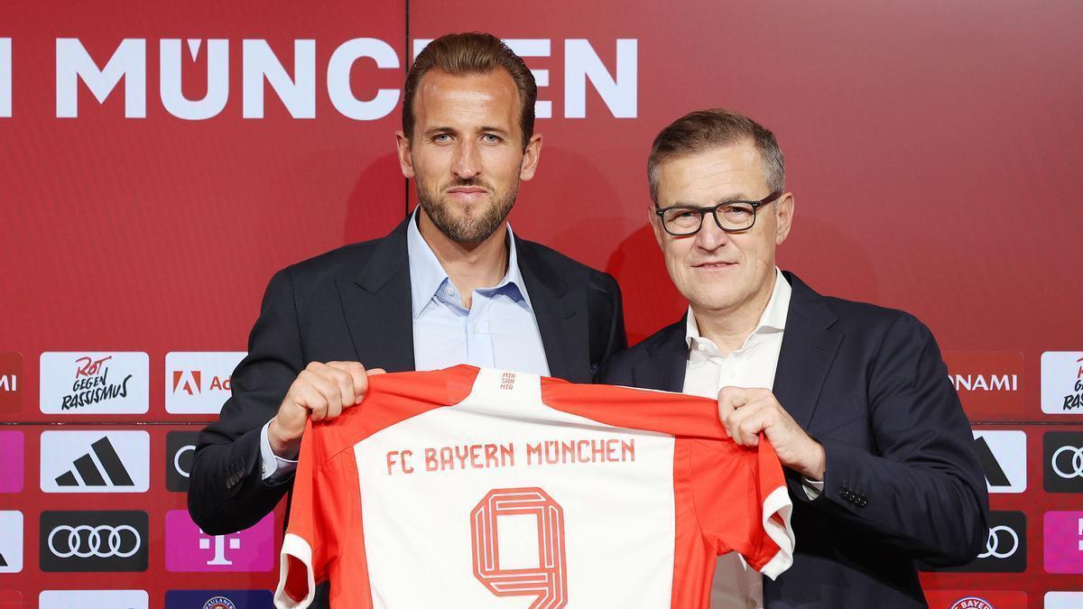 Harry Kane dejó el Tottenham este verano para firmar por el Bayern de Munich hasta 2027 a cambio de más de 100 millones de euros.