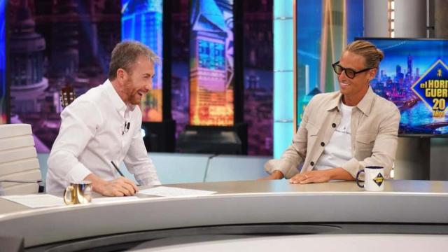 Marcos Llorente y Pablo Motos, en su entrevista en 'El Hormiguero'