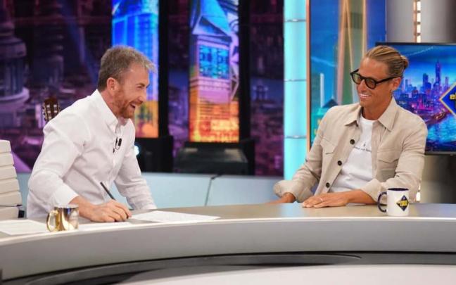 Marcos Llorente y Pablo Motos, en su entrevista en 'El Hormiguero'