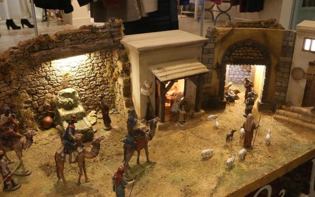 Foto de uno de los belenes de la ruta del pasado año.