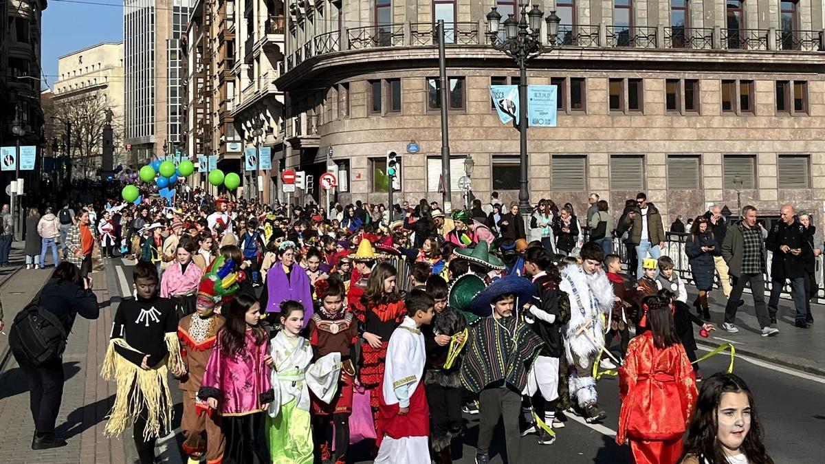 1.600 niños y niñas participarán en el desfile de carnaval de Bilbao