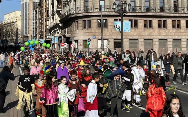 1.600 niños y niñas participarán en el desfile de carnaval de Bilbao 1.600 niños y niñas participarán en el desfile de carnaval de Bilbao