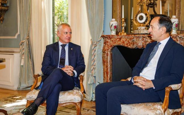 Encuentro entre Iñigo Urkullu y José Augusto Duarte, embajador de Portugal