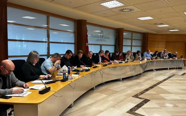 La Corporación de Laudio en un anterior pleno extraordinario