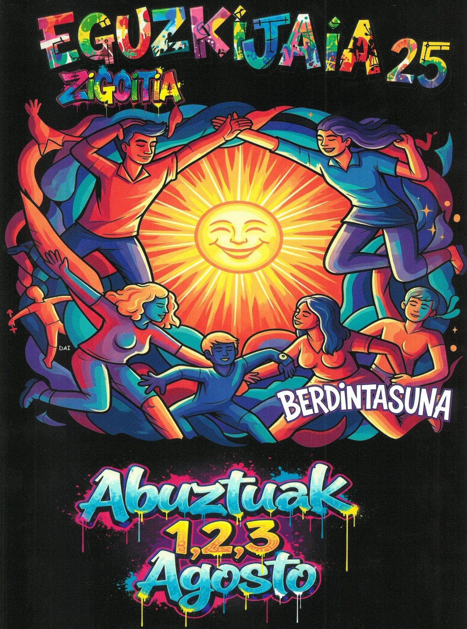 Cartel de la Eguzkijaia de Zigoitia 2025