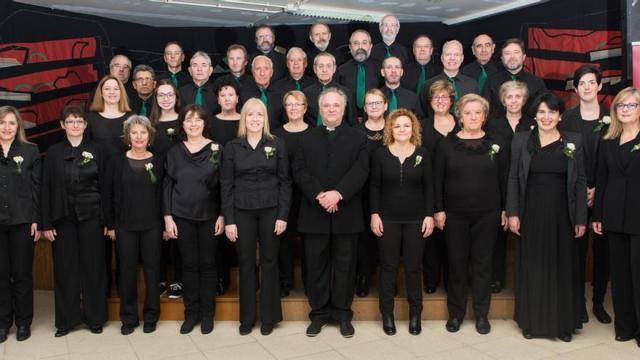 Foto de los cantores del coro Ametsa, una de las agrupaciones que participará en el encuentro del viernes. / FOTO GOVER Foto de los cantores del coro Ametsa, una de las agrupaciones que participará en el encuentro del viernes.