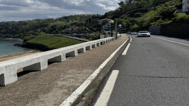 Zona de Santanape en Getaria.