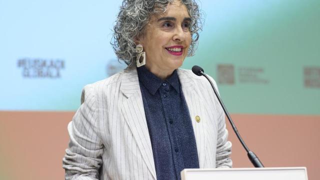 La vicelehendakari primera y consejera de Política Lingüística, Ibone Bengoetxea, este miércoles