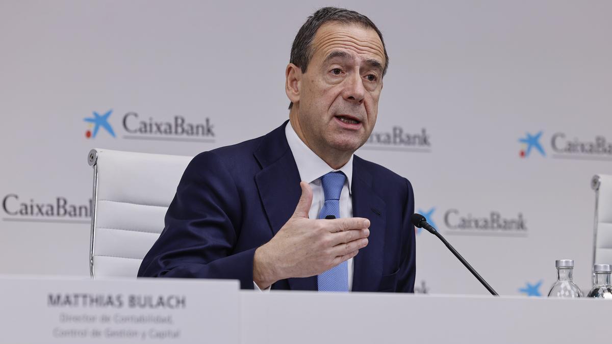El Consejero delegado de Caixabank, Gonzalo Gortázar.