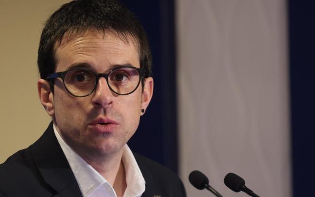 El líder de EH Bildu en el Parlamento Vasco, Pello Otxandiano