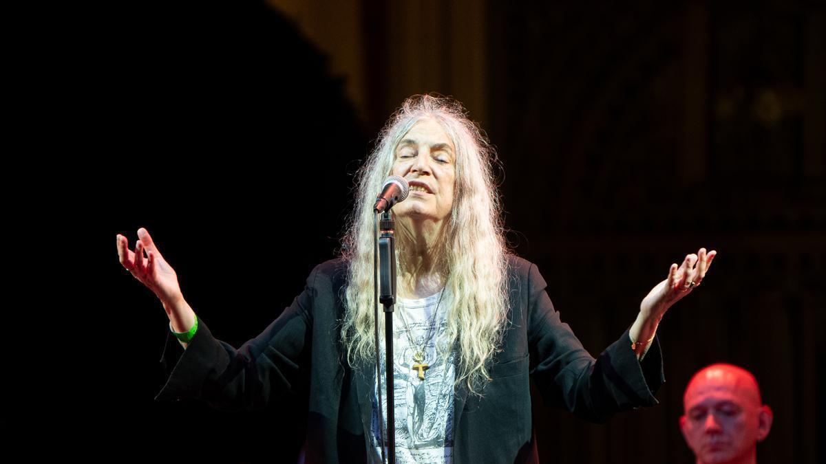 La cantante Patti Smith.