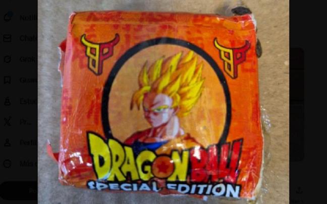 Los paquetes de 'Drogan Ball'.