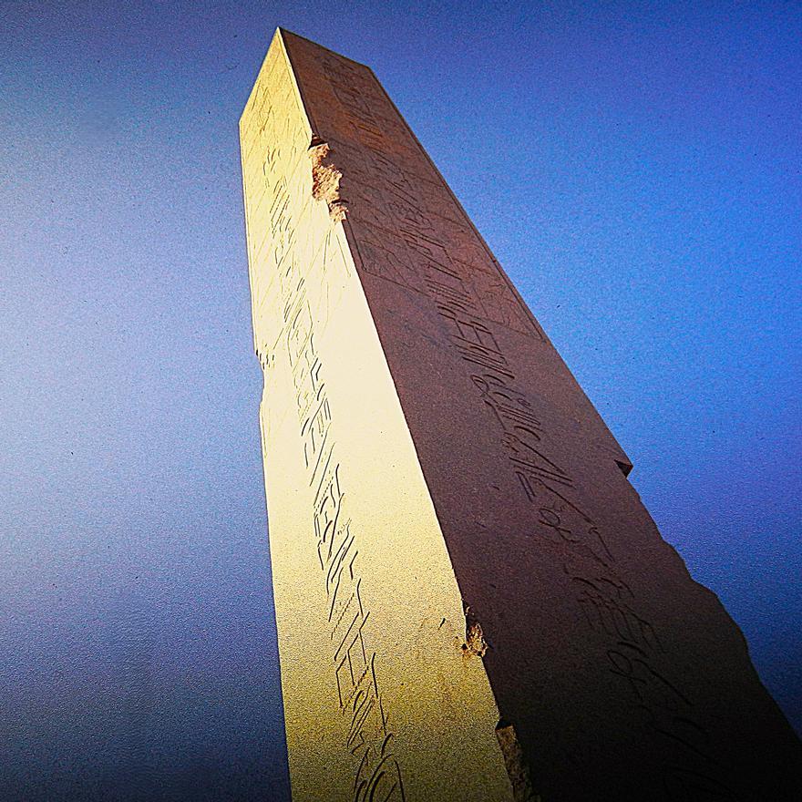 Detalle del obelisco en Luxor.