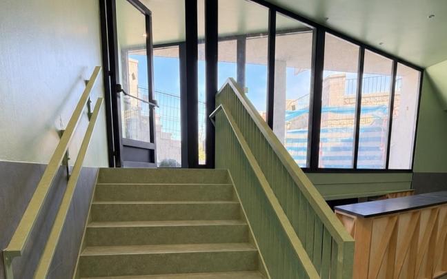 Entrada del nuevo espacio autogestionado para la juventud y el tejido asociativo de Getaria.
