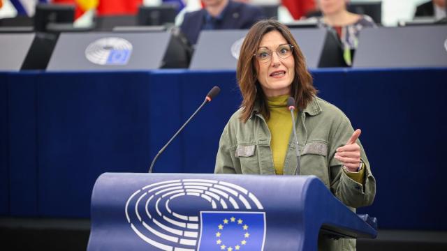 La eurodiputada del PNV, Oihane Agirregoitia.