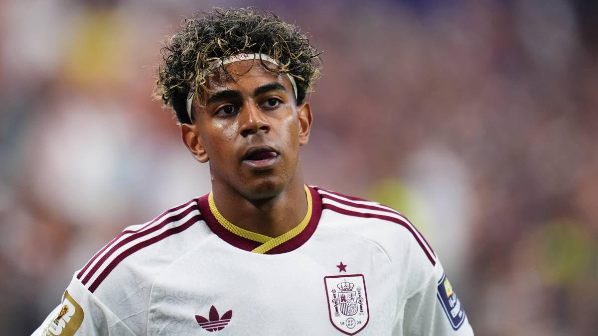 Lamine Yamal durante la semifinal del Mundial 2026 ante Francia