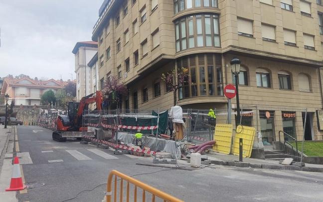 Tramo de la rampa mecánica que mejorará la conexión peatonal / E. Salterain Tramo de la rampa mecánica que mejorará la conexión peatonal