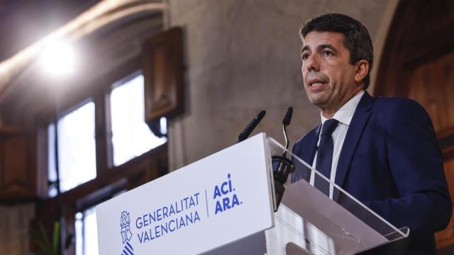 El presidente en funciones de la Generalitat valenciana, Carlos Mazón