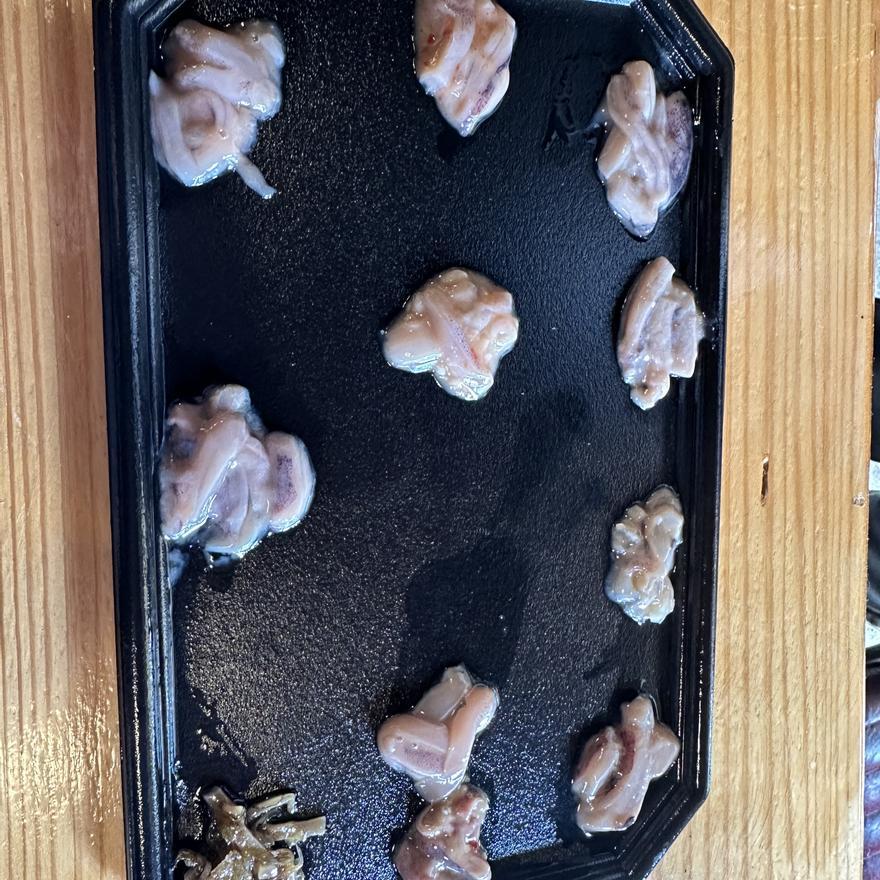 Cata de calamar fermentado.