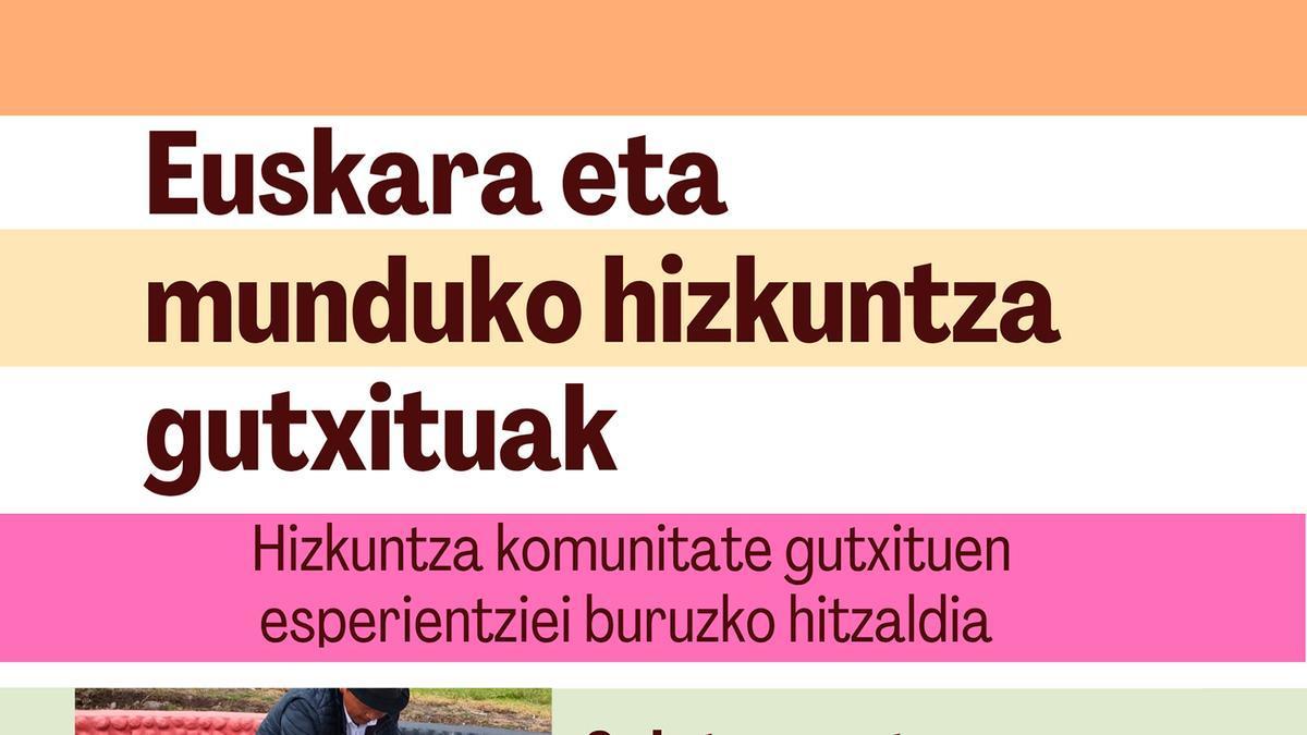 Cartel de la charla que se celebrará en Orio.