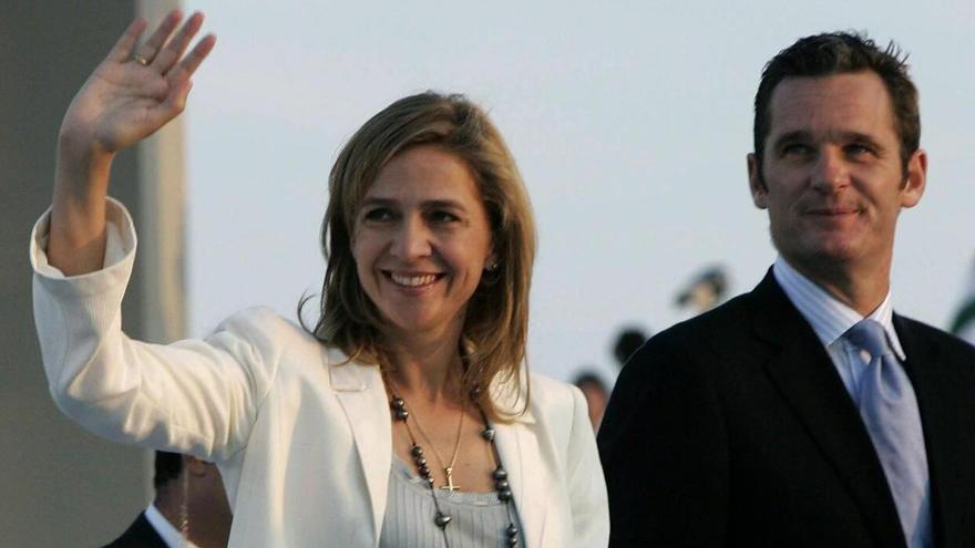 La infanta Cristina e Iñaki Urdangarin, hace unos cuantos años.