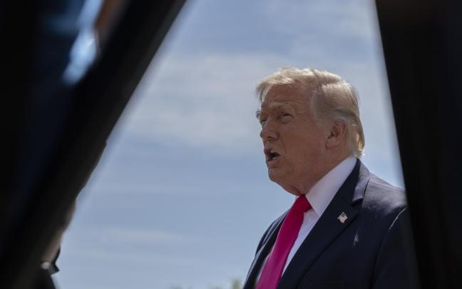 Trump, durante su comparecencia en Las Vegas.