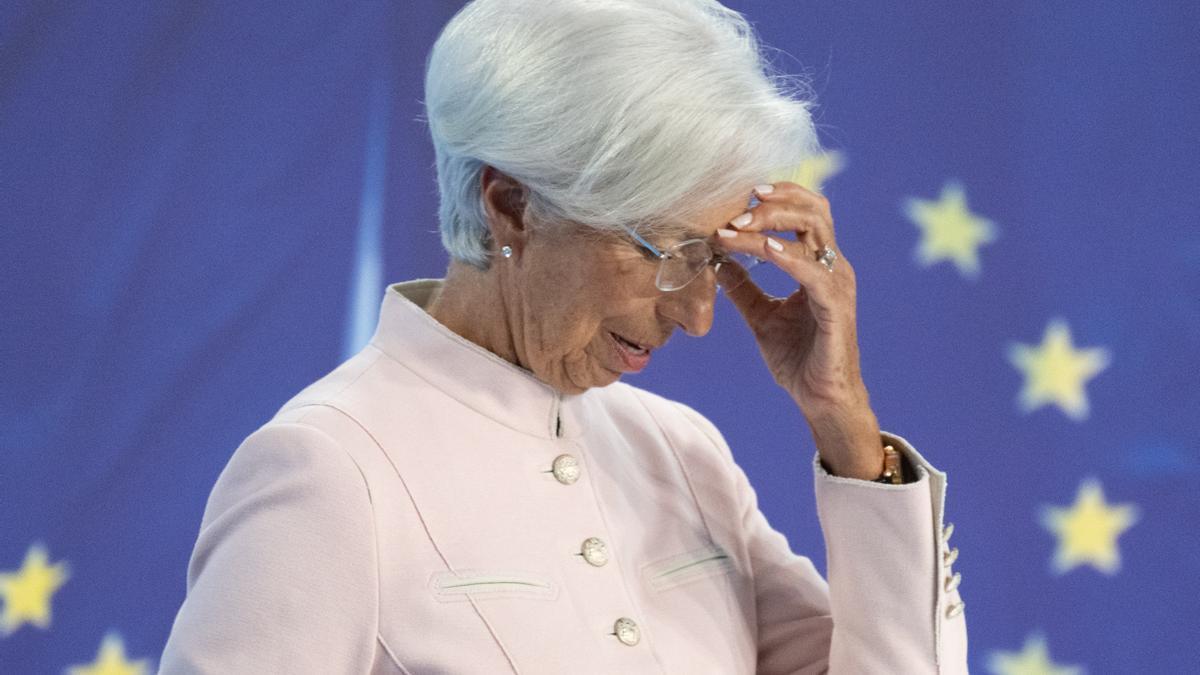 La presidenta del Banco Central Europea, Christine Lagarde, en una comparecencia el pasado mes de septiembre.