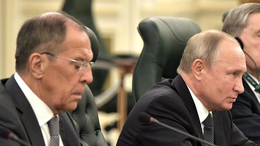 Lavrov y Putin, en una imagen de archivo.