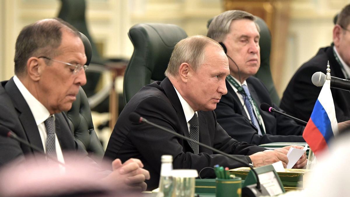 Lavrov y Putin, en una imagen de archivo.