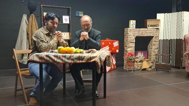 Una de las escenas del montaje 'De mí cuando yo muera'