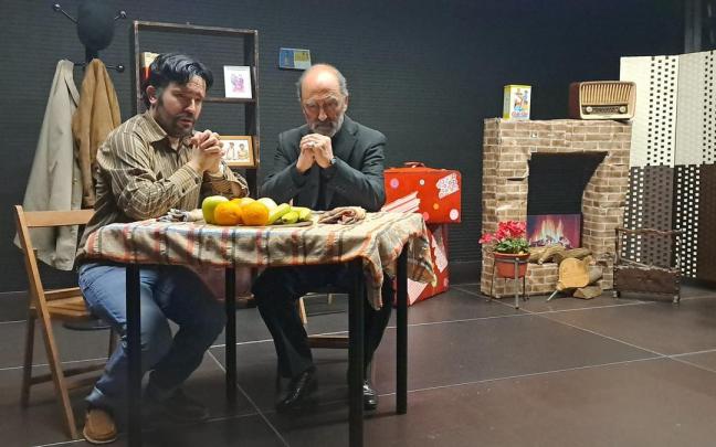 Una de las escenas del montaje 'De mí cuando yo muera'