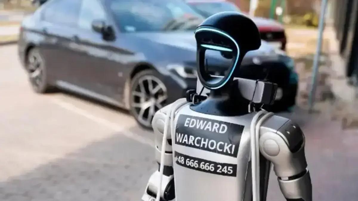 El robot humanoide conocido como Edward Warchocki
