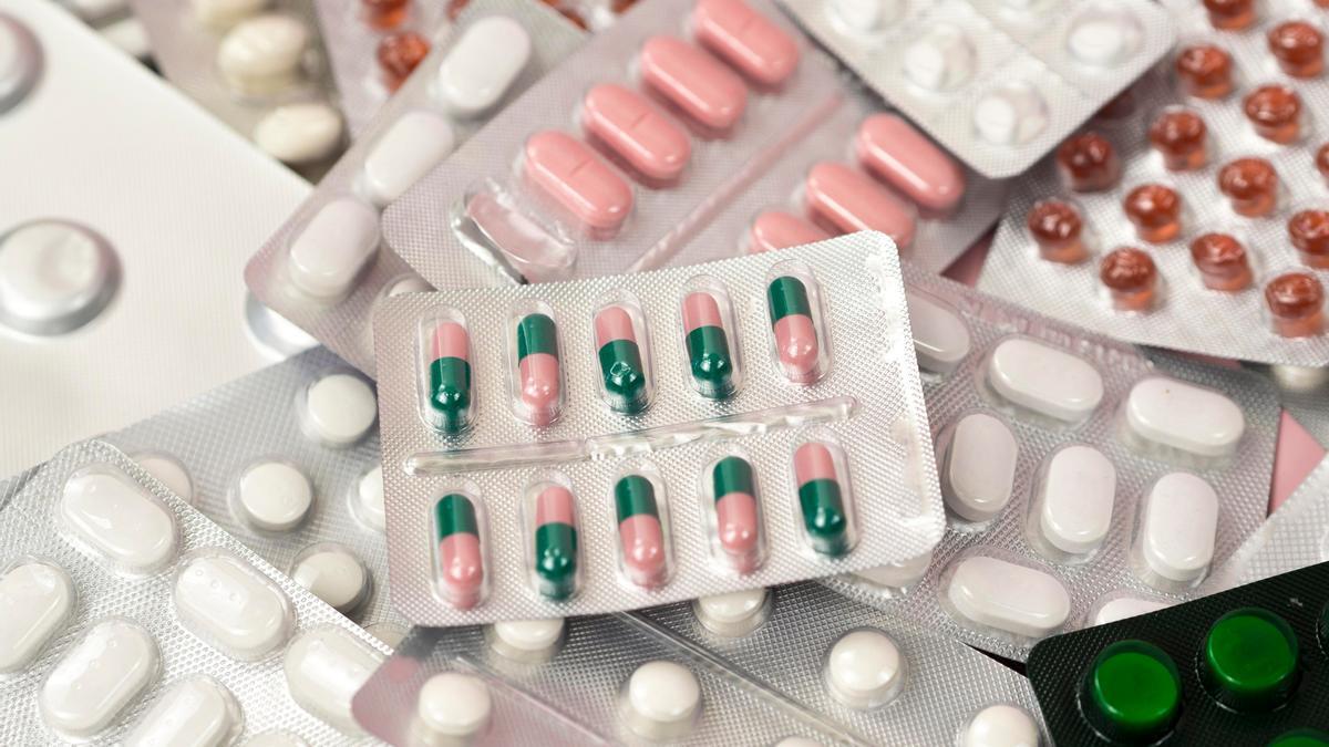Blisters con distintos tipos de pastillas.